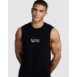 Man Signature Armhole Tank